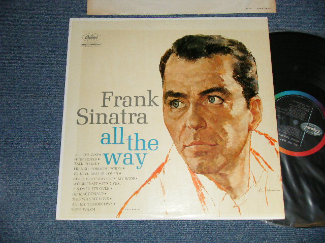 画像1: FRANK SINATRA - ALL THE WAY (Ex+++/MINT- STOBC) / 1961 US AMERICA ORIGINAL 1st press "BLACK with RAINBOW 'CAPITOL' LOGO on LEFT Label" MONO Used  LP 