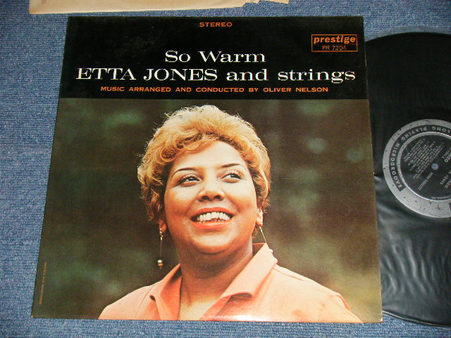 画像1: ETTA JONES -  SO WARM  ( Ex++, Ex+/Ex+ Looks:Ex)  / 1961 US AMERICA ORIGINAL 1st Press "SILVER Label" STEREO Used LP