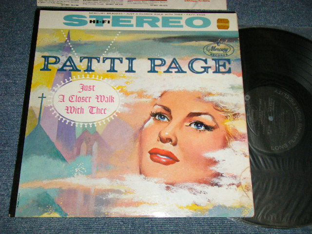 画像1: PATTI PAGE - JUST A CLOSER WALK WITH THEE ( Ex+++, Ex+/Ex++ SWOBC)  /1960 US AMERICA ORIGINAL "BLACK with SILVER Print Label" STEREO Used LP