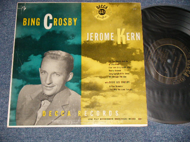 画像1: BING CROSBY - JEROME KERN SONGS ( Ex/Ex) / 1949 US AMERICA ORIGINAL MONO  Used  10" LP 