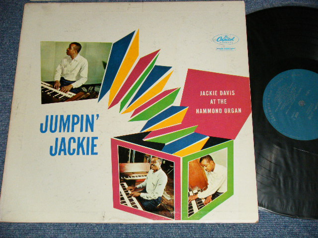 画像1: JACKIE DAVIS - AT THE HAMMOND ARGAN (Ex/MINT- EDSP, TAPE SEAM) / 1958 US AMERICA ORIGINAL "TURQUOISE Label" Used LP 