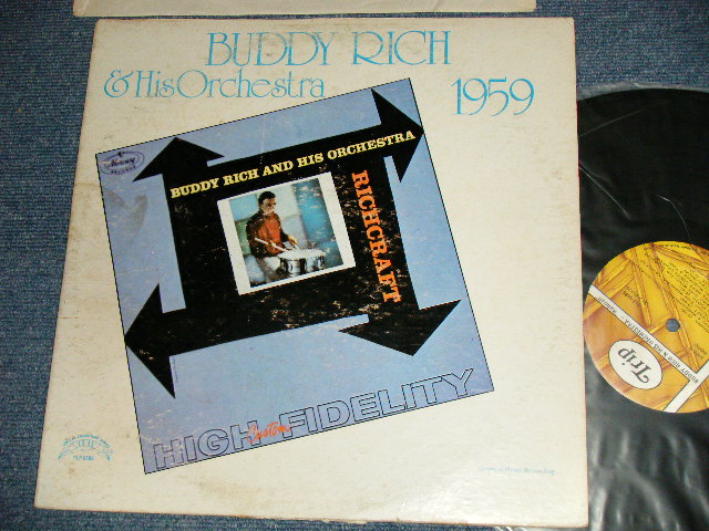 画像1: BUDDY RICH & HIS ORCHESTRA -  RICHCRAFT ( Ex+/Ex+ Looks:Ex  EDSP) / US AMERICA REISSUE Used LP 