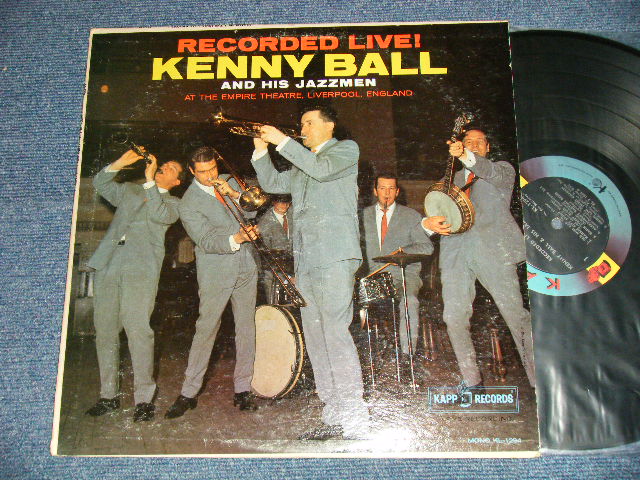 画像1: KENNY BALL AND HIS JAZZMEN - RECORDED LIVE! (Ex+/MINT-)  / 1962 US AMERICA ORIGINAL MONO Used LP