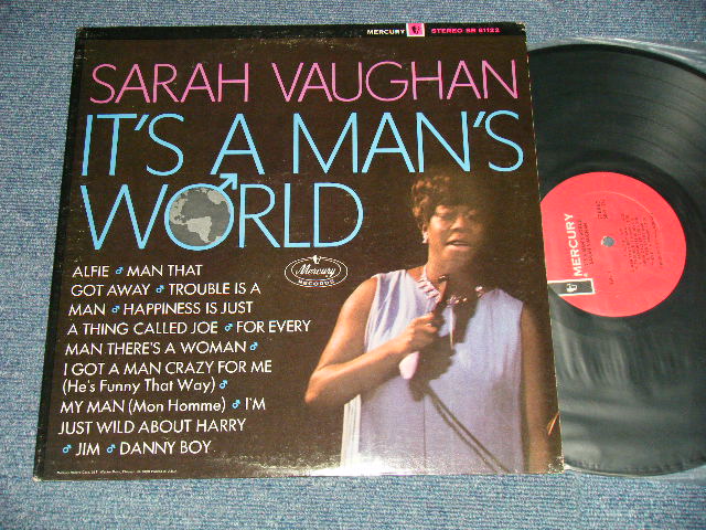 画像1: SARAH VAUGHAN - IT'S A MAN'S WORLD (Ex+/E+ Looks:Ex-)  / 1967  US AMERICA ORIGINAL  1st Press "RED Label"  STEREO Used LP 