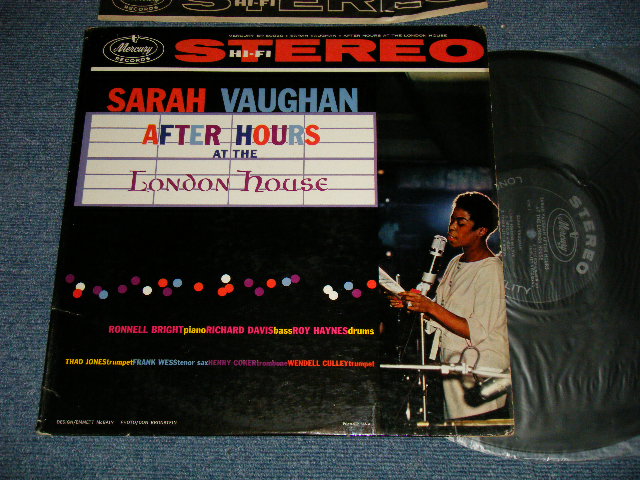 画像1: SARAH VAUGHAN - AFTER HOURS AT THE LONDON HOUSE (Ex++,Ex/Ex++ Looks:Ex)  / 1959  US AMERICA ORIGINAL  1st Press "BLACK with SILVER Print  Label"  STEREO Used LP 