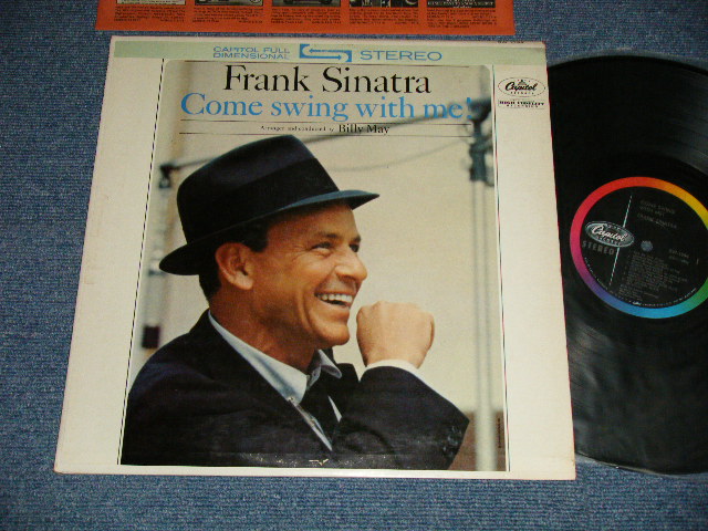 画像1: FRANK SINATRA -  COME SWING WITH ME! ( Ex++/MINT- ) / 1961 US AMERICA 1st Press "BLACK with RAINBOW and CAPITOL Logo at LEFT" Label STEREO Used LP 