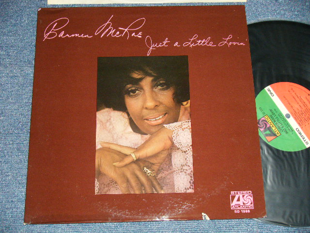 画像1: CARMEN McRAE -  JUST A LITTLE LOVIN' (Ex++/MINT-  cutout)  /  1975 Version? US AMERICA  3rd Press "GREEN and RED Small 75 ROCKFELLER Label" STEREO Used LP 