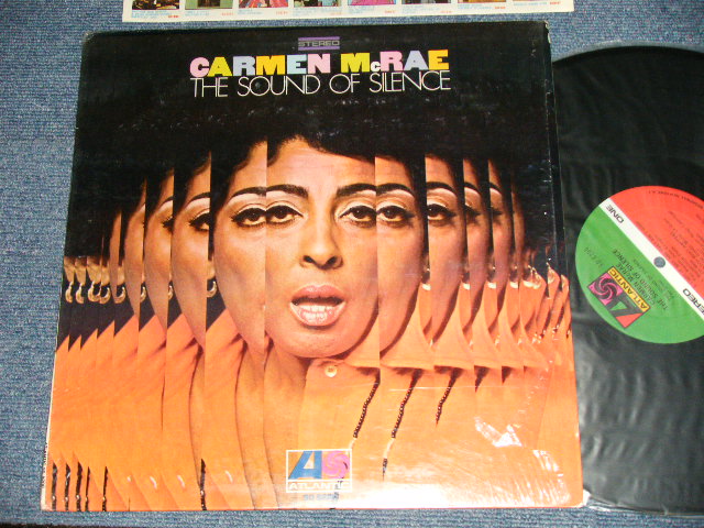 画像1: CARMEN McRAE -  THE SOUND OF SILENCE (MINT-/MINT-)  /  1968 US AMERICA ORIGINAL "GREEN and RED 1841 BROADWAY Label" STEREO Used LP 