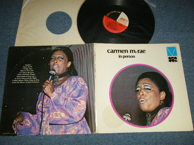 画像1: CARMEN McRAE - IN PERSON (Ex++, Ex, Ex++/Ex+++ )  /  1972 US AMERICA ORIGINAL Used LP 
