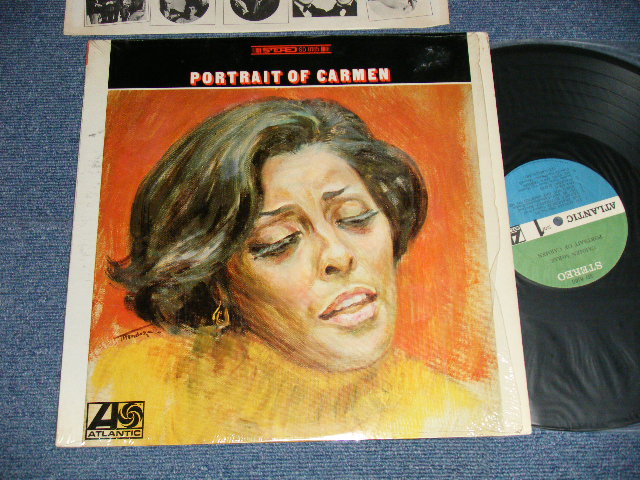 画像1: CARMEN McRAE - PORTRAIT OF CARMEN (MINT-/Ex++ Looks:Ex+ )  /  1968 US AMERICA ORIGINAL 1st Press "GREEN and BLUE Label"STEREO Used LP 