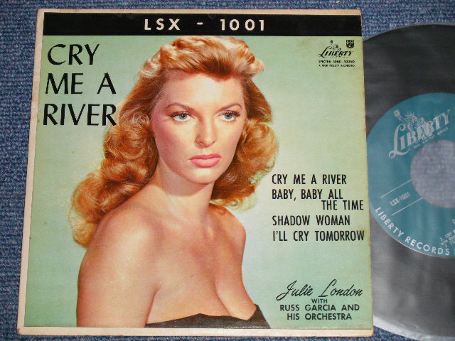 画像1: JULIE LONDON - CRY ME A RIVER (Ex++, Ex+/Ex+++ ) / 1955 US AMERICA ORIGINAL MONO Used 7" 45rpm EP