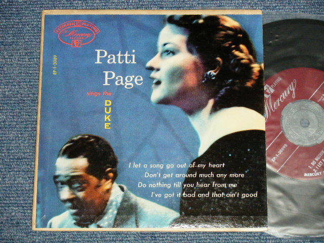 画像1: PATTI PAGE - PATTI SINGS THE DUKE (Ex+/Ex++ EDSP) / 1953 US ORIGINAL 4 TRACKS Used 7" 45 rpm EP  