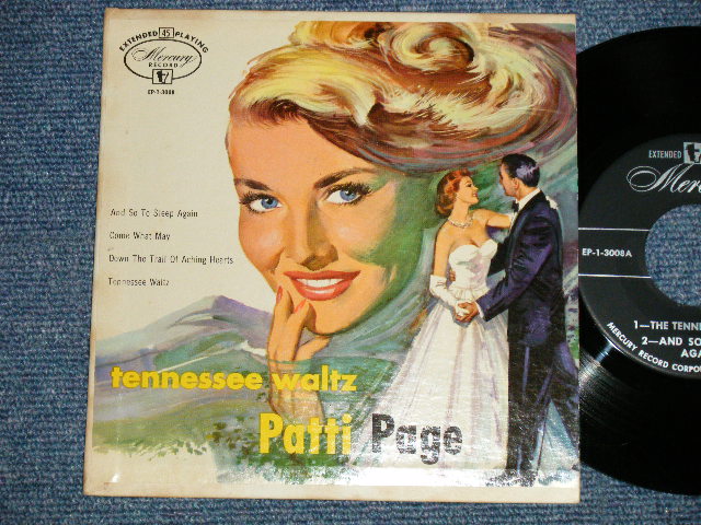 画像1: PATTI PAGE - TENNESSEE WALTZ (Ex++/Ex++ A-1:VG+++ SCRATCH)  / 1952 US ORIGINAL 4 TRACKS Used 7" 45 rpm EP  