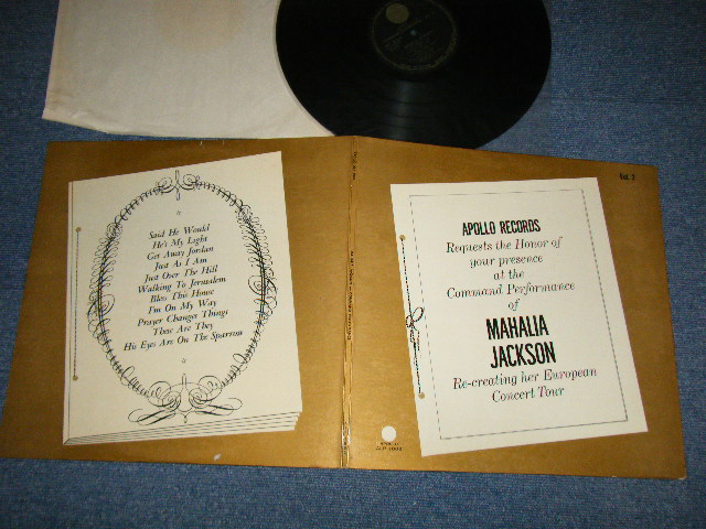 画像1: MAHALIA JACKSON - COMMAND PERFORMANCE VOL.2 (Ex/Ex++) / 1961 US AMERICA ORIGINAL  MONO Used LP  