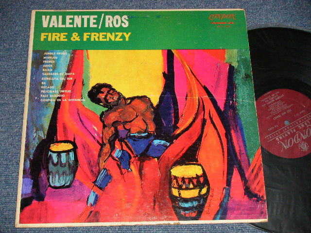 画像1: CATERINA VALENTE with EDMUNDO ROS and His ORCHESTRA - FIRE & FRENZY  (Ex/Ex+++ EDSP) / 1960 US AMERICA ORIGINAL 1st Press "MAROON Label"  MONO Used LP