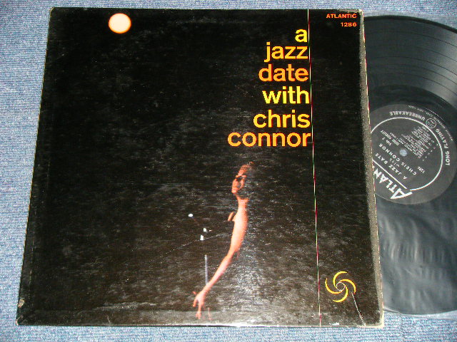 画像1: CHRIS CONNOR - A JAZZ DATE WITH CHRIS CONNOR (Ex++/Ex++) / 1958 US AMERICA ORIGINAL "BLACK with SILVER Print Label" MONO Used  LP 