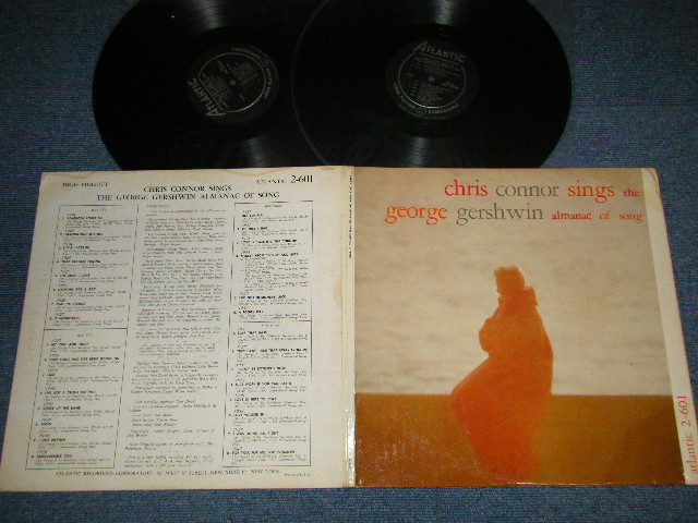 画像1: CHRIS CONNOR - Chris Connor Sings The George Gershwin Almanac Of Song (Ex+++, Ex+, VG/MINT- WTRDMG) / 1957 US AMERICA ORIGINAL "BLACK with SILVER Print Label" MONO Used  2-LP 