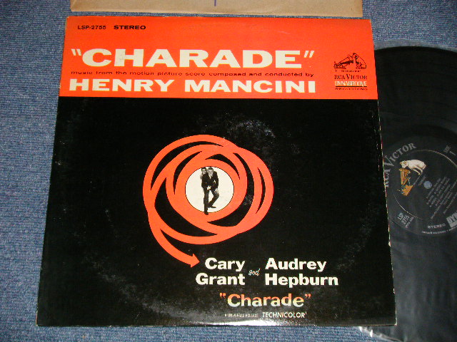 画像1: OST/ HENRY MANCINI - CHARADE (Ex++/MINT- STPOBC)  / 1963 US AMERICA 1st Press "SILVER RCA-VICTOR DYNAGROOVE at Bottom Label"  STEREO Used LP 