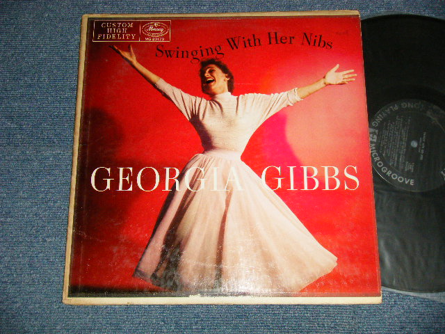 画像1: GEORGIA GIBBS - SWINGING WITH HER NIBS (Ex+/Ex+)  / 1956 US AMERICA ORIGINAL MONO Used LP 