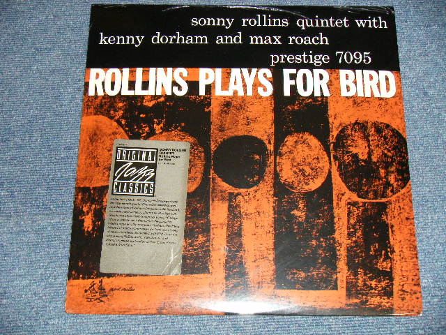 画像1: SONNY ROLLINS -  ROLLINS PLAYS FOR BIRD (SEALED)  / 1986 US AMERICA Reissue "Brand New Sealed" LP