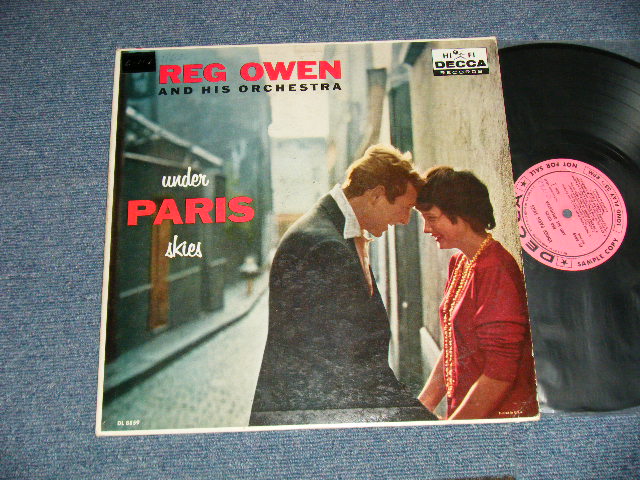 画像1: RED OWEN and His ORCHESTRA - UNDER PARIS SKIES (Ex++/MINT- WOBC, WOL) / 1959 US AMERICA ORIGINAL "PINK LABEL PROMO"  MONO Used  LP