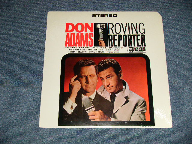 画像1: DON ADAMS - MEETS THE ROVING REPORTER  (Comedy)  (SEALED Cutout)  / 1965 US AMERICA ORIGINAL "BRAND New SEALED" STEREO LP 