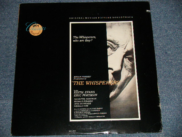 画像1: ost JOHN BARRY - THE WHISPERERS  (SEALED  Cut out) / 1986 US AMERICA REISSUE "Brand New Sealed" LP Found Dead Stock 