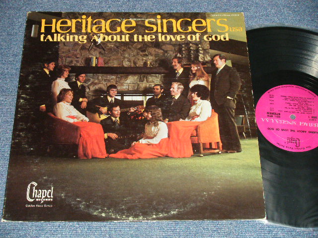 画像1: HERITAGE SINGERS USA U.S.A. - TALKING ABOUT THE LOVE OF GOD  (Ex/Ex+++ EDSP) / 1972 US AMERICA ORIGINAL Used  LP  