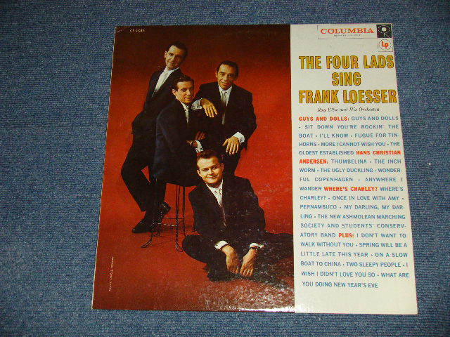画像1: THE FOUR LADS  -SING FRANK LOESSER (Ex++/MINT-)/ 1957 US AMERICA ORIGINAL ”WHITE LABEL PROMO" 1st Press "6 EYE'S Label"  MONO Used LP  