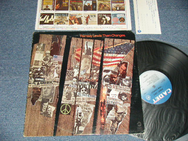 画像1: The RAMSEY LEWIS - THEM CHANGES (Ex+/MINT- Cut Out)  / 1970 US AMERICA ORIGINAL "1st Press BLUE Label" STEREO Used LP