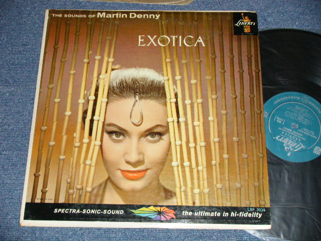 画像1: MARTIN DENNY - EXOTICA (Ex++, VG+++/Ex+++ Looks:MINT-  SWOFC, TEAROBC)  / 1957 US AMERICA ORIGINAL 1st Press "TURQUOISE Label" MONO Used LP