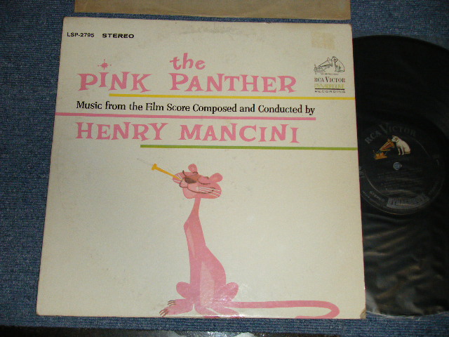 画像1: ost HENRY MANCINI - THE PINK PANTHER (Ex+/Ex+ EDSP )  / 1963 US AMERICA ORIGINAL 1st Press "SILVER RCA VICTOR at TOP, DYNAGROOVE  at BOTTOM Label" STEREO Used  LP