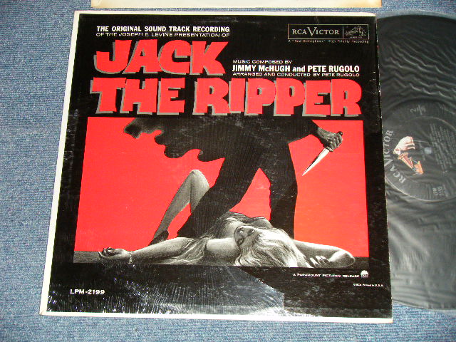 画像1: ost JIMMY McHUGH and PETE RUGOLO - JACK THE RIPPER ( Music From "The Original Sound track  Recording") (MINT-/MINT) / 1960 US AMERICA ORIGINAL 1st Press "SILVER RCA VICTORat TOP LONG PLAY at BOTTOM LABEL"  MONO Used LP 