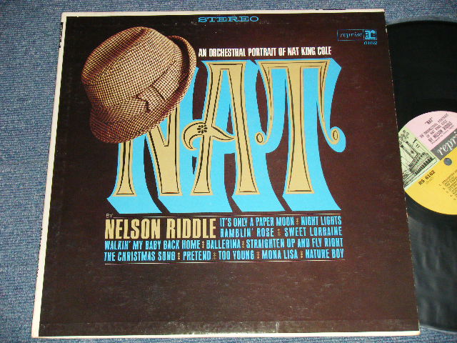 画像1: NELSON RIDDLE - "NAT" AN ORHCESTRAL PORTRAIT OF NAT KING COLE (Ex++/Ex++)  / 1965 US AMERICA ORIGINAL 1st Press "3-COLOR Label"  STEREO Used  LP