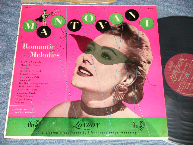 画像1: MANTOVANI - ROMANTIC MELODIES (Ex++/Ex+++ A-6:VG+++ EDSP,/ 1954 US AMERICA ORIGINAL 1st Press "MAROON Label"  MONO Used LP 8