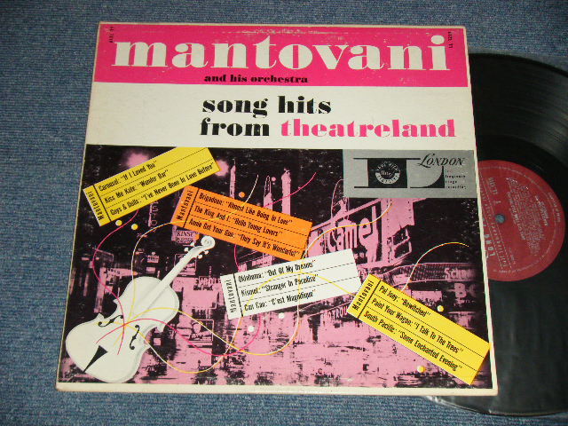 画像1: MANTOVANI - SONG HITS FROM THEATRELAND (Ex/Ex++) / 1955 US AMERICA ORIGINAL 1st Press "MAROON Label"  MONO Used LP 