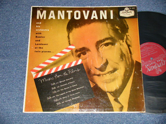 画像1: MANTOVANI - PLAY MUSIC FROM THE FILMS (Ex+Ex++ EDSP) / 1958 US AMERICA ORIGINAL 1st Press "MAROON Label"  MONO Used LP 8