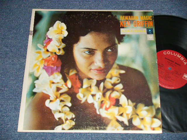 画像1: KEN GRIFFIN - HAWAIIAN MAGIC (Ex/Ex+ Looks:Ex+++) / 1962 Version US AMERICA  2nd Press "2 EYE'S GURANTEED Label" MONO Used LP   