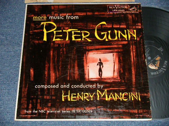 画像1: ost HENRY MANCINI - More Music from "PETER GUNN" (Ex/Ex+ EDSP)  / 1959 US AMERICA ORIGINAL 1st Press "SILVER RCA VICTOR at TOP, LIONG PLAY at BOTTOM Label" MONO Used  LP