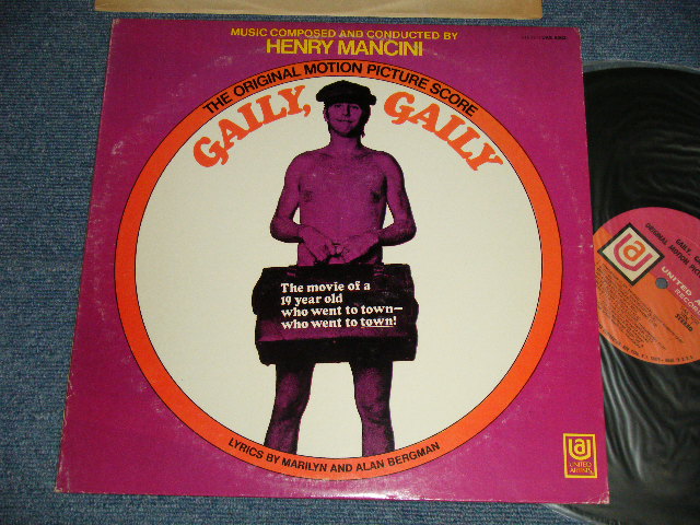 画像1: OST/ HENRY MANCINI - GAILY, GAILY (Ex++/MINT- SWOBC) / 1969 US AMERICA 1st Press "PINK & ORANGE Label" Used LP 