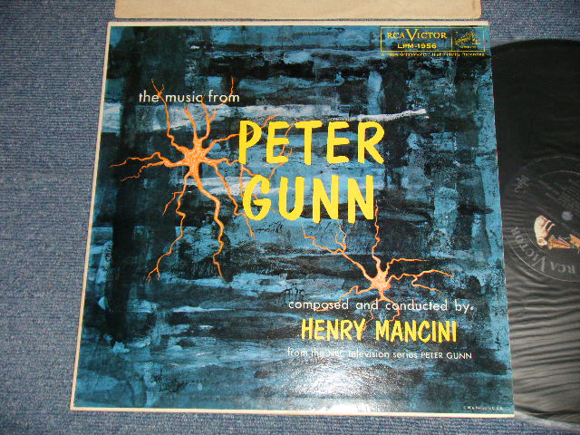 画像1: ost HENRY MANCINI - The Music from "PETER GUNN" (Ex+++/Ex+++ EDSP) / 1959 US AMERICA ORIGINAL 1st Press "SILVER RCA VICTOR at TOP, LONG PLAY at BOTTOM Label" MONO Used  LP