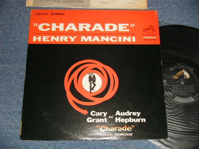 画像1: OST/ HENRY MANCINI - CHARADE (Ex++, Ex+/Ex++  EDSP) / 1963 US AMERICA 1st Press "SILVER RCA-VICTOR DYNAGROOVE at Bottom Label"  STEREO Used LP 