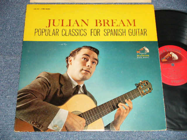 画像1: JULIAN BREAM - POPULAR CLASSICS FOR SPANISH GUITAR (Ex++/Ex+++) / 1964 US AMERICA ORIGINAL 1st Press "RED with 'STEREO' at Bottom Label" STEREO Used LP 