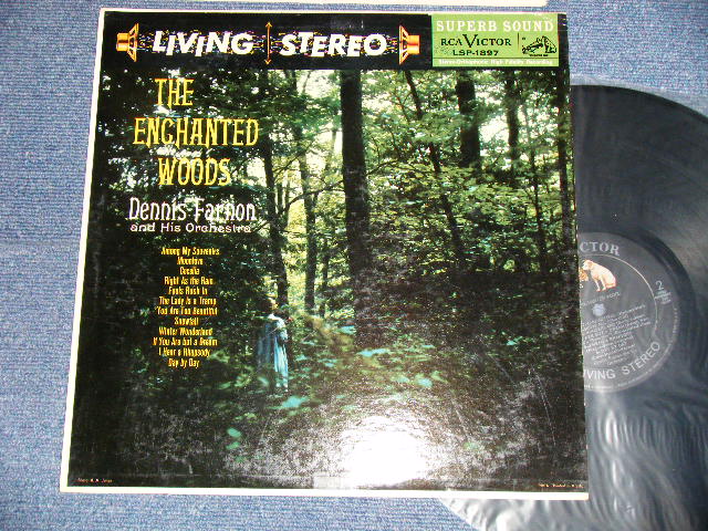 画像1: DENNIS FARNON and His ORCHESTRA - THE ENCHANTED WOODS (Ex++/MINT-) / 1959 US AMERICA ORIGINAL 1st Press "BLACK with SILVER Print, 'LIVING STEREO' at Bottom Label" STEREO Used LP 