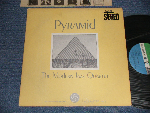 画像1: MJQ The MODERN JAZZ QUARTET - PYRAMID (Ex+/Ex+++ WOFC, WOBC, EDSP９ / 1960's Version US AMERICA 2nd Press "GREEN & BLUE Label" STEREO Used LP