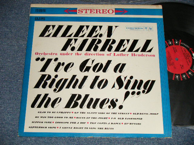画像1: EILEEN FARRELL - I'VE GOT A RIGHT TO SING THE BLUES! (Ex+/MINT- EDSP) / 1960 US AMERICA ORIGINAL "6 EYE'S Label" STEREO Used LP