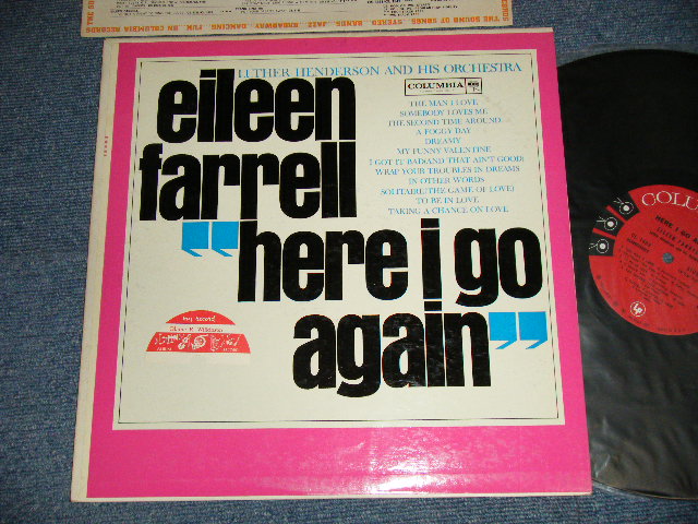 画像1: EILEEN FARRELL - HERE I GO AGAIN (Ex++/MINT-) / 1961 US AMERICA ORIGINAL "6 EYE'S Label" MONO Used LP