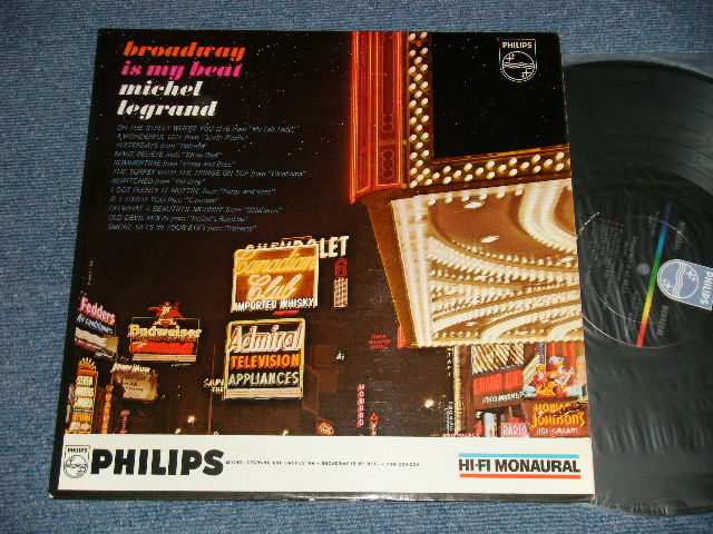 画像1: MICHEL LEGRAND - BROADWAY IS MY BEAT( Ex+/MINT- EDSP, STPOBC) / 1962 US AMERICA ORIGINAL MONO Used  LP