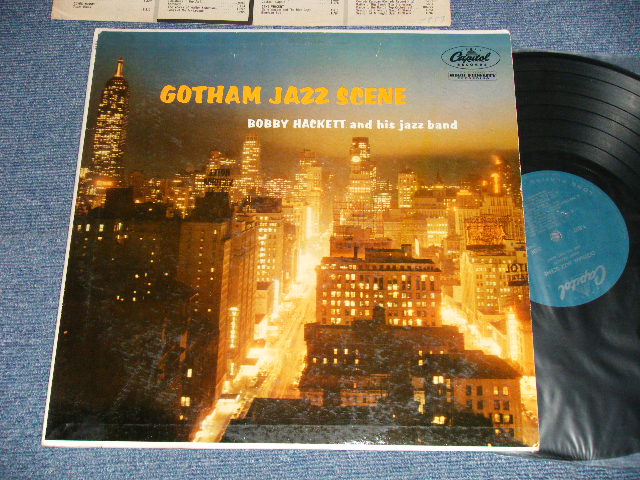 画像1: BOBBY HACKETT and his Jazz Band - GOTHAM JAZZ SCENE (Ex++/Ex+++ EDSP) / 1957 US AMERICA ORIGINAL 1st Press "TURQUISE Label" "MONO" Used LP 
