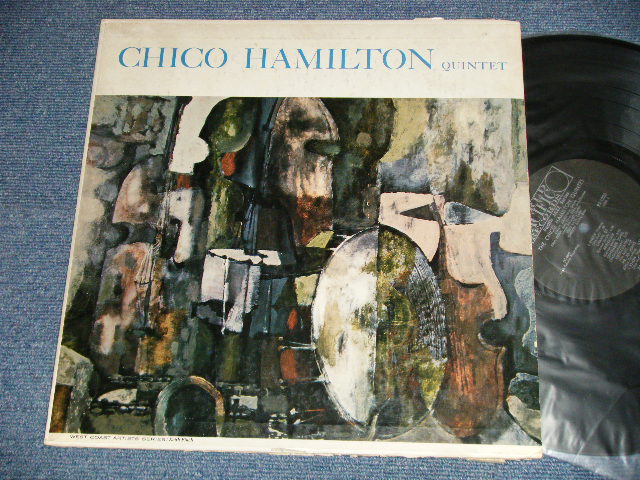 画像1: CHICO HAMILTON QUINTET - CHICO HAMILTON QUINTET( Ex-/Ex++ EDSP WOBC) / 1957 US AMERICA ORIGINAL? "BLACK with SILVER PRINT Label" MONO Used LP